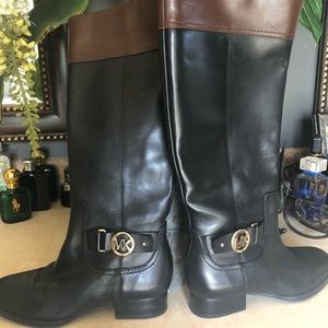 Michael kors leather boots
